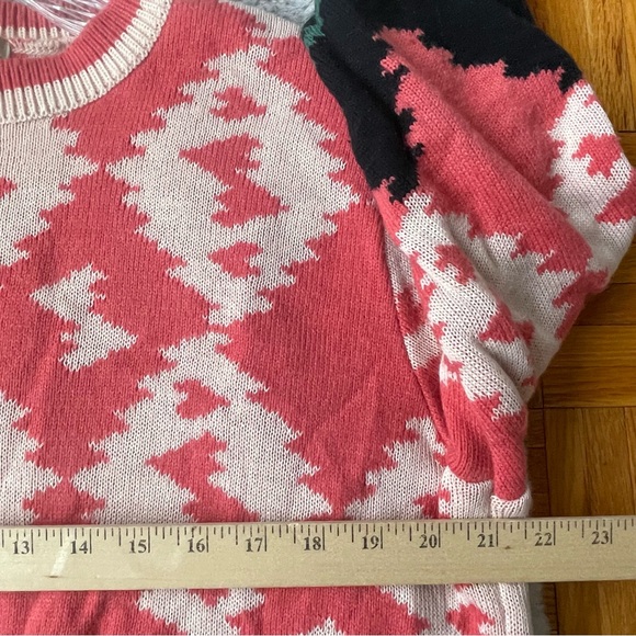 Anthropologie Aldomartins Nieves Sweater Pink Nordic Wool Alpaca - Picture 10 of 10